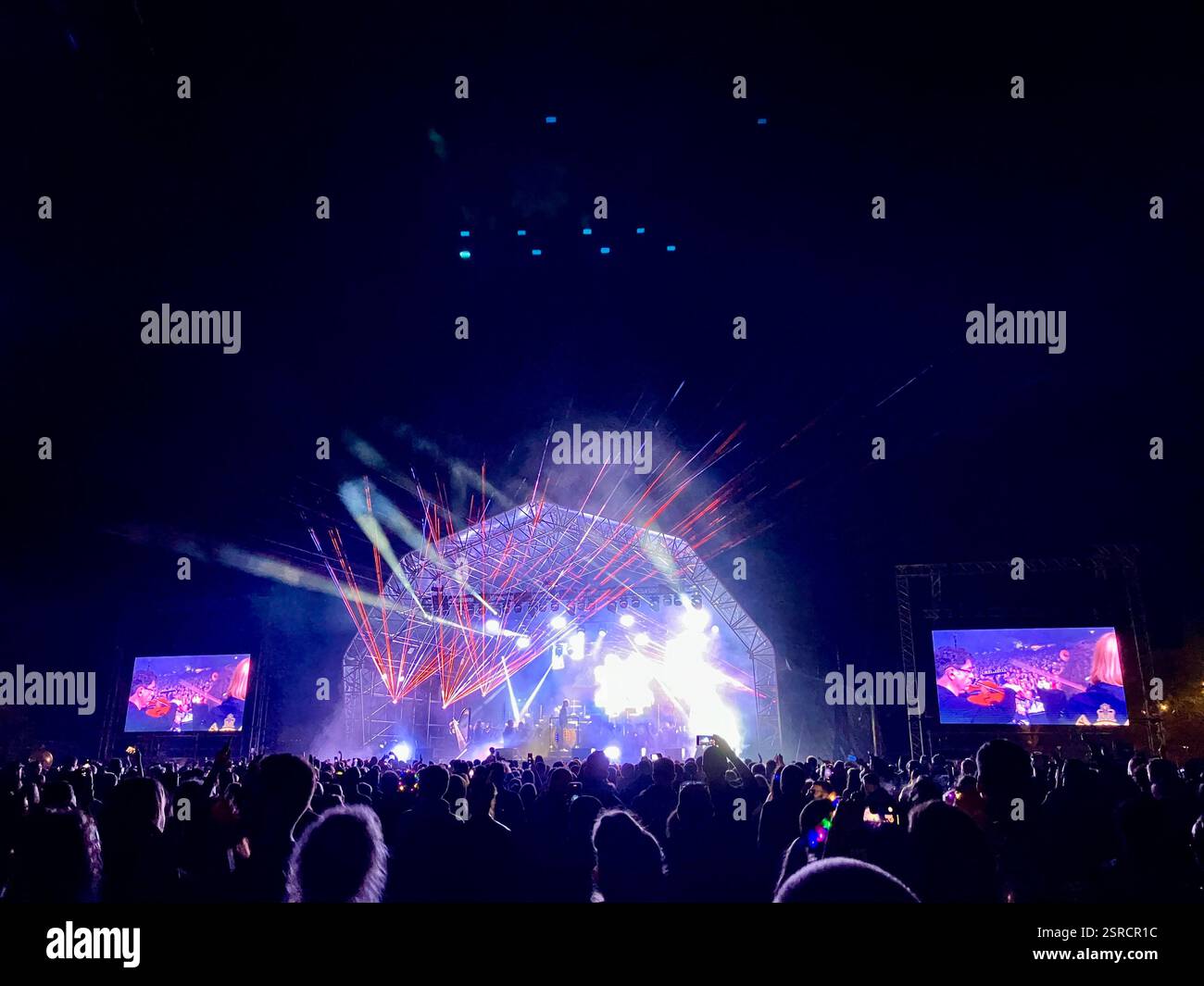 Ministry of Sound Classical, Vivary Park, Taunton, 2024 - Immagine stock catturata con smartphone