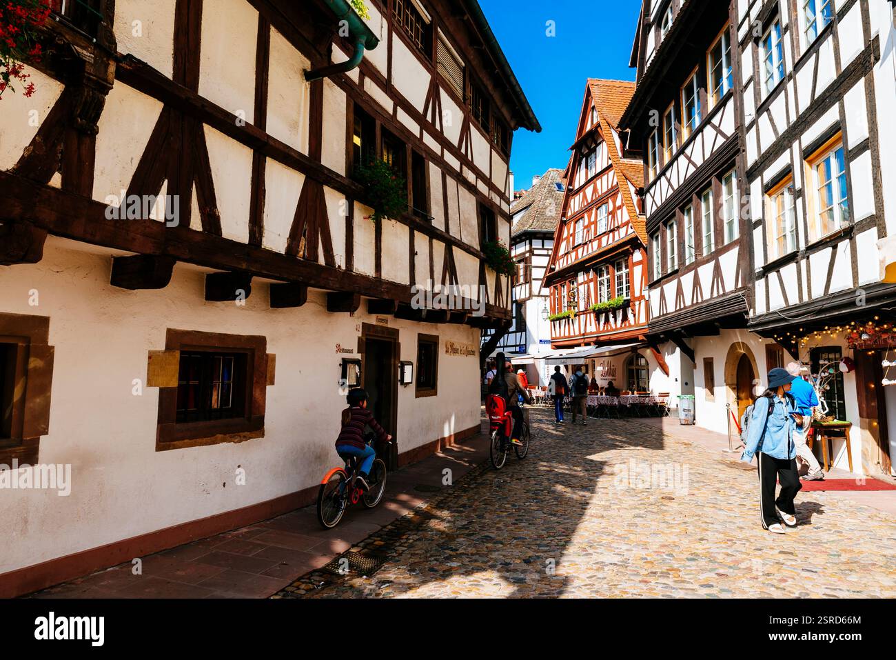 La Petite France è la parte sud-occidentale della grande Ile di Strasburgo in Alsazia. Strasburgo, Bas-Rhin, Grand Est, Francia, Europa Foto Stock