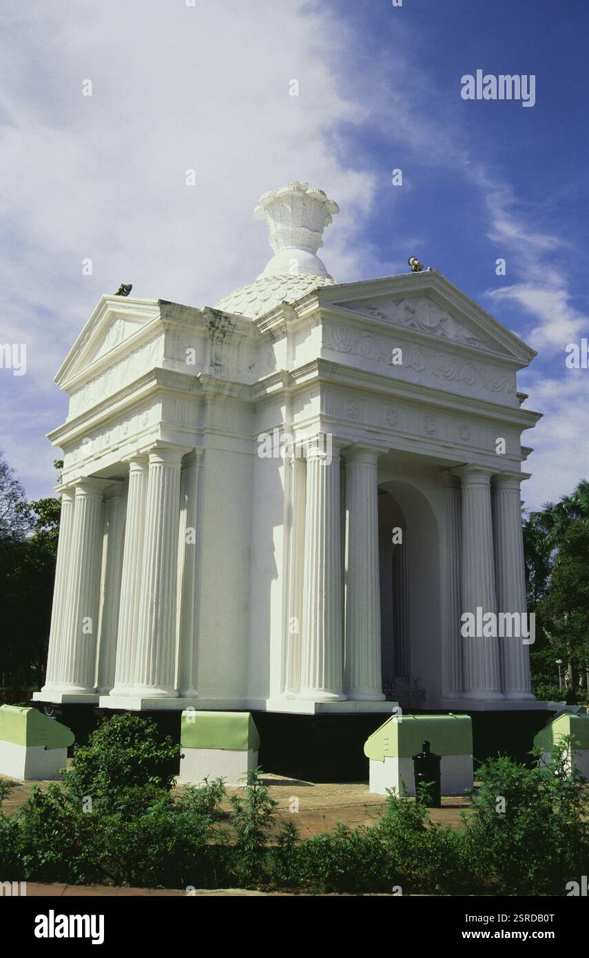 Monumento al Government Park, Pondicherry, Utah, India, Asia Foto Stock