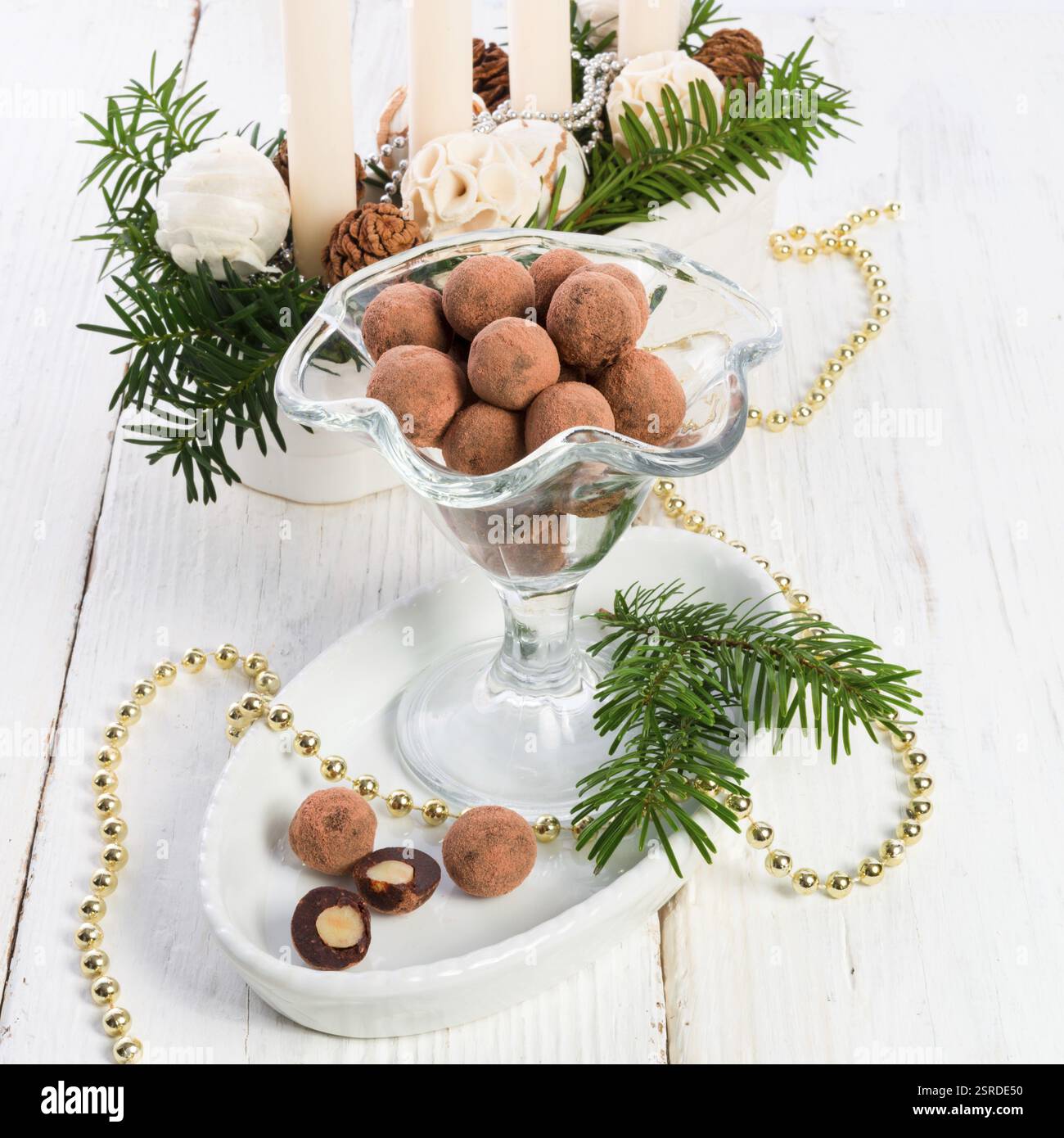 Palla di marzapane Foto Stock