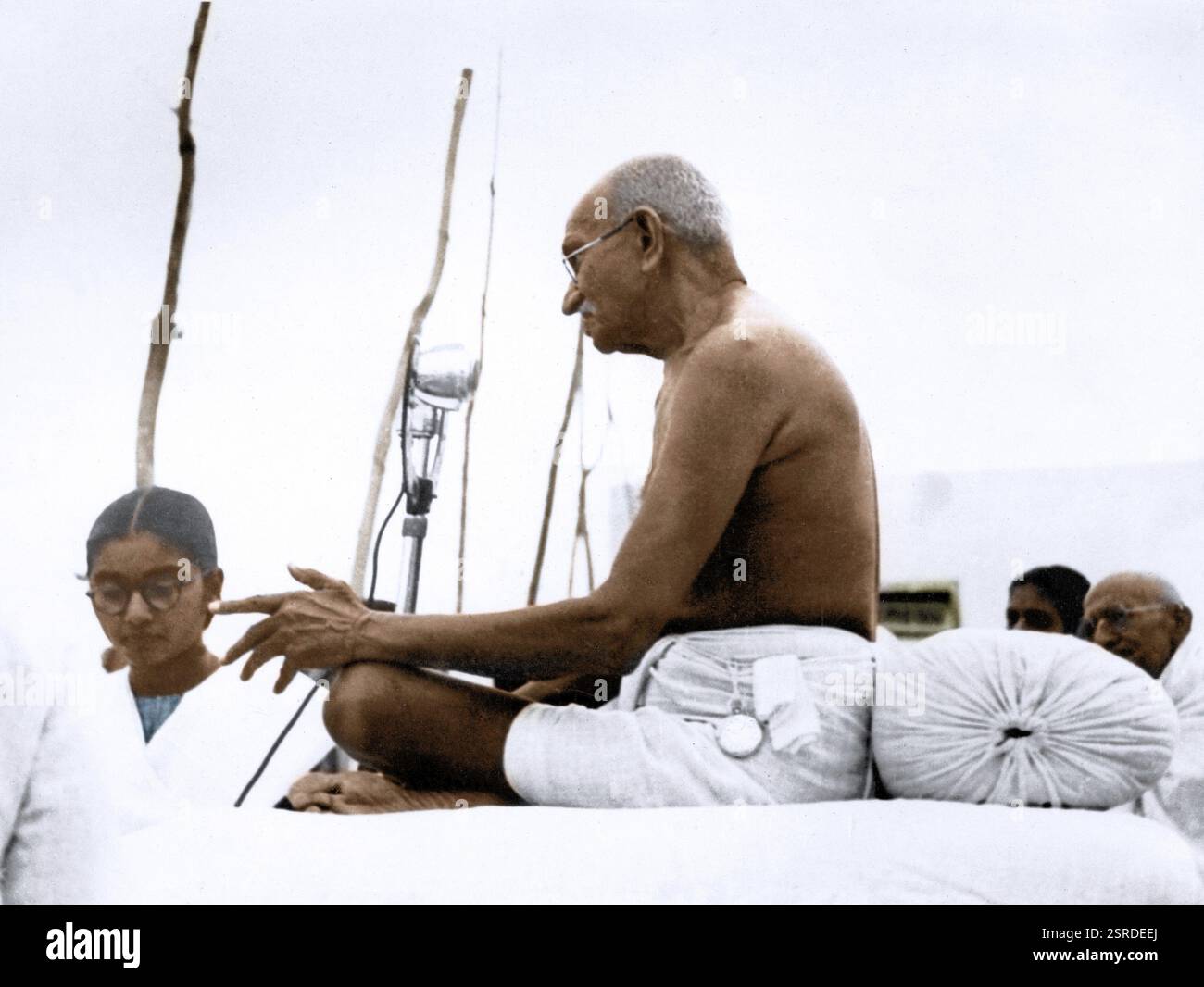 Mahatma Gandhi, India, Asia, 1946, Asia Foto Stock