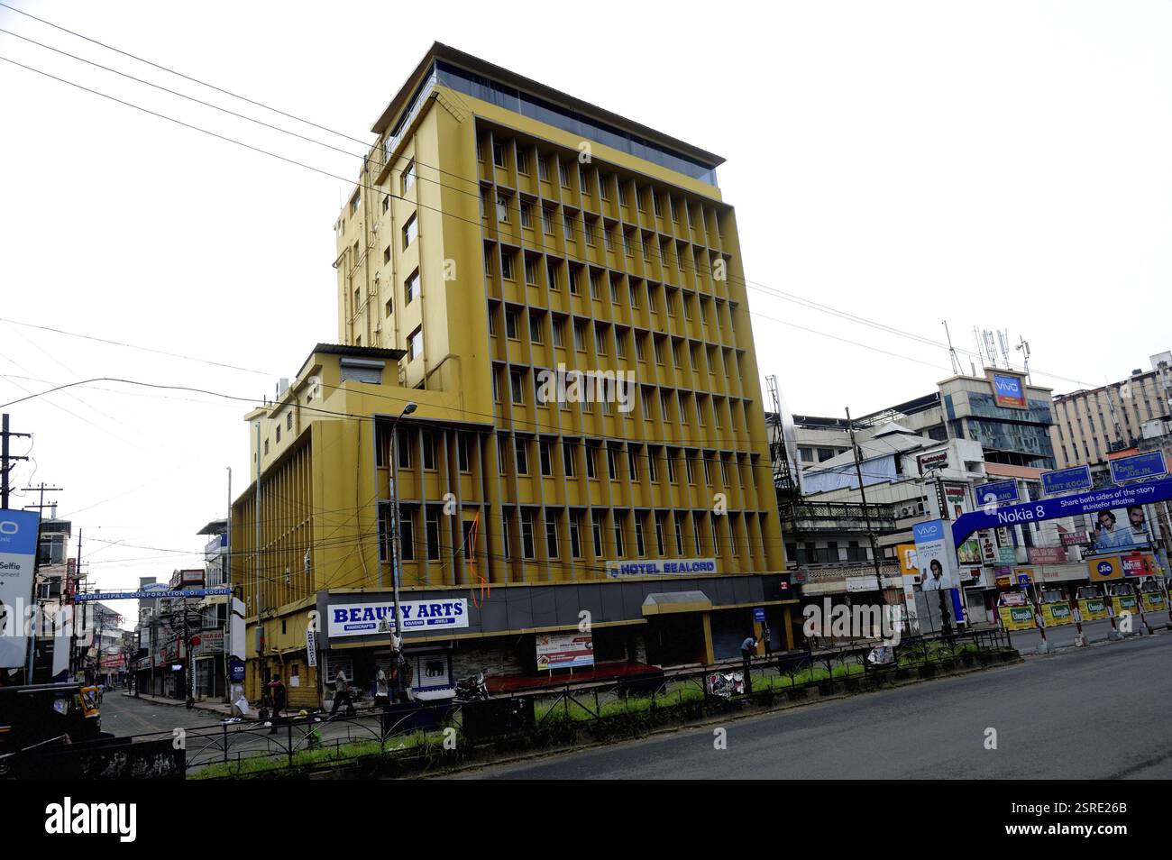 Hotel Mare signore, Marine Drive, Kochi, Kerala, India, Asia Foto Stock