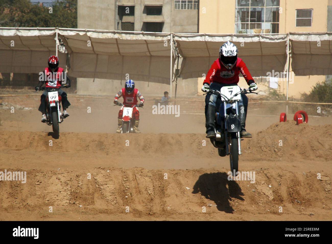 Saahas speed motocross, Jodhpur, Rajasthan, India, Asia Foto Stock
