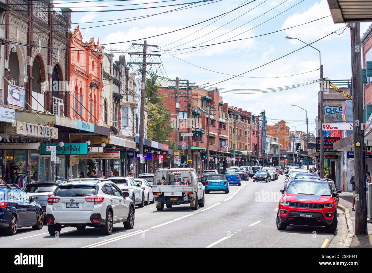 Gennaio 2025 King Street, Newtown a Sydney, Australia di sabato Foto Stock