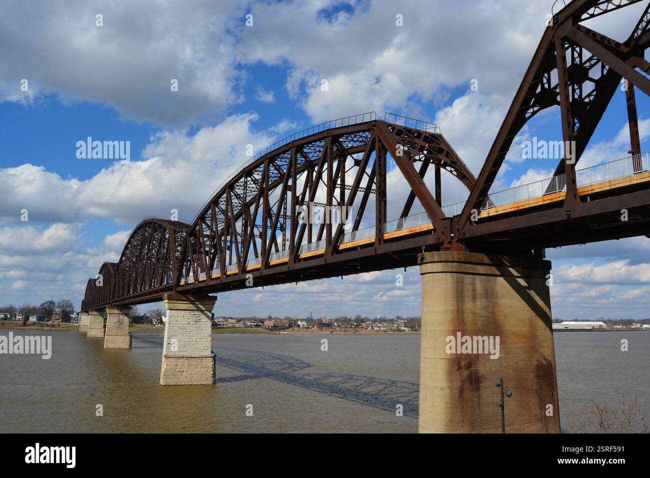 Big Four Bridge Louisville, Kentucky USA Foto Stock