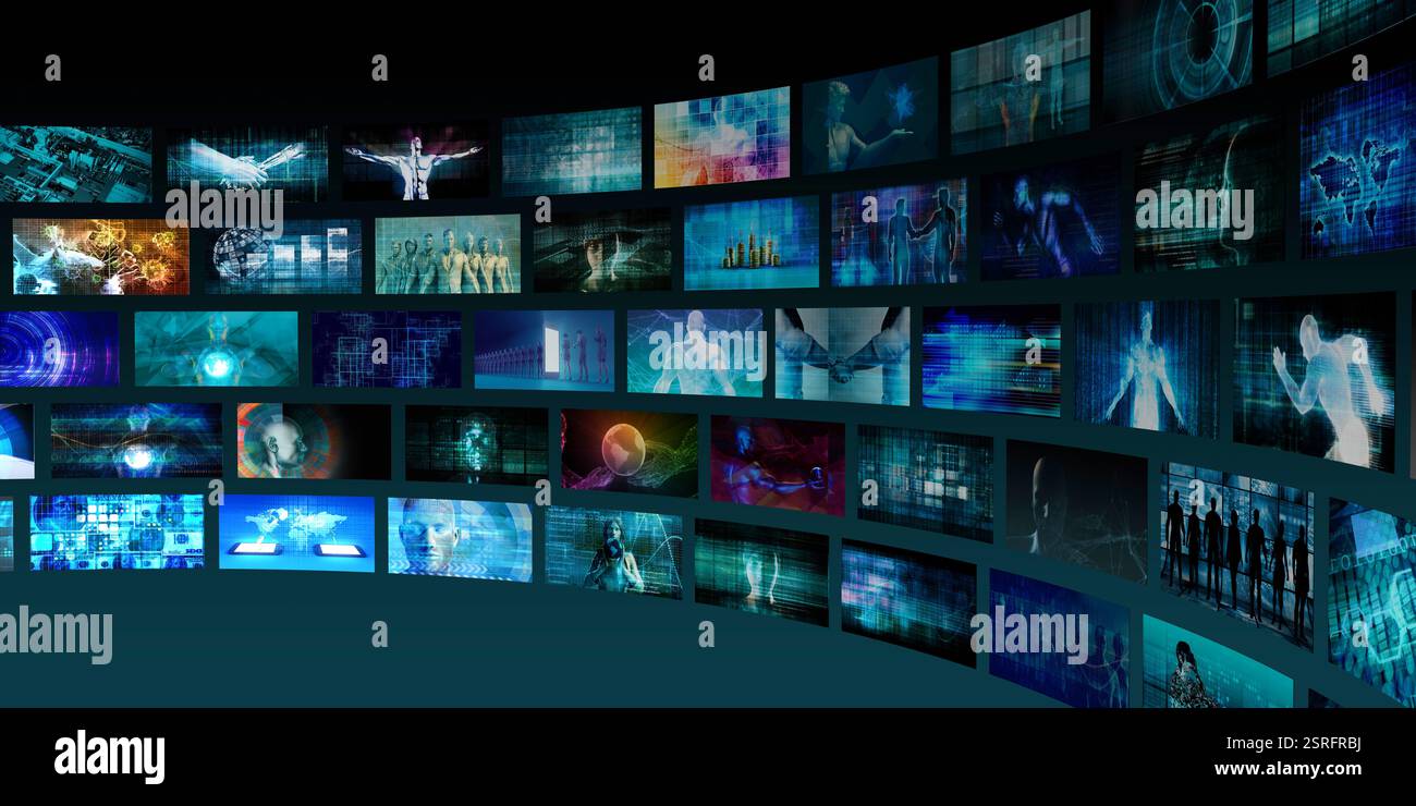 Processo di pianificazione strategica per le vendite e il marketing Foto Stock