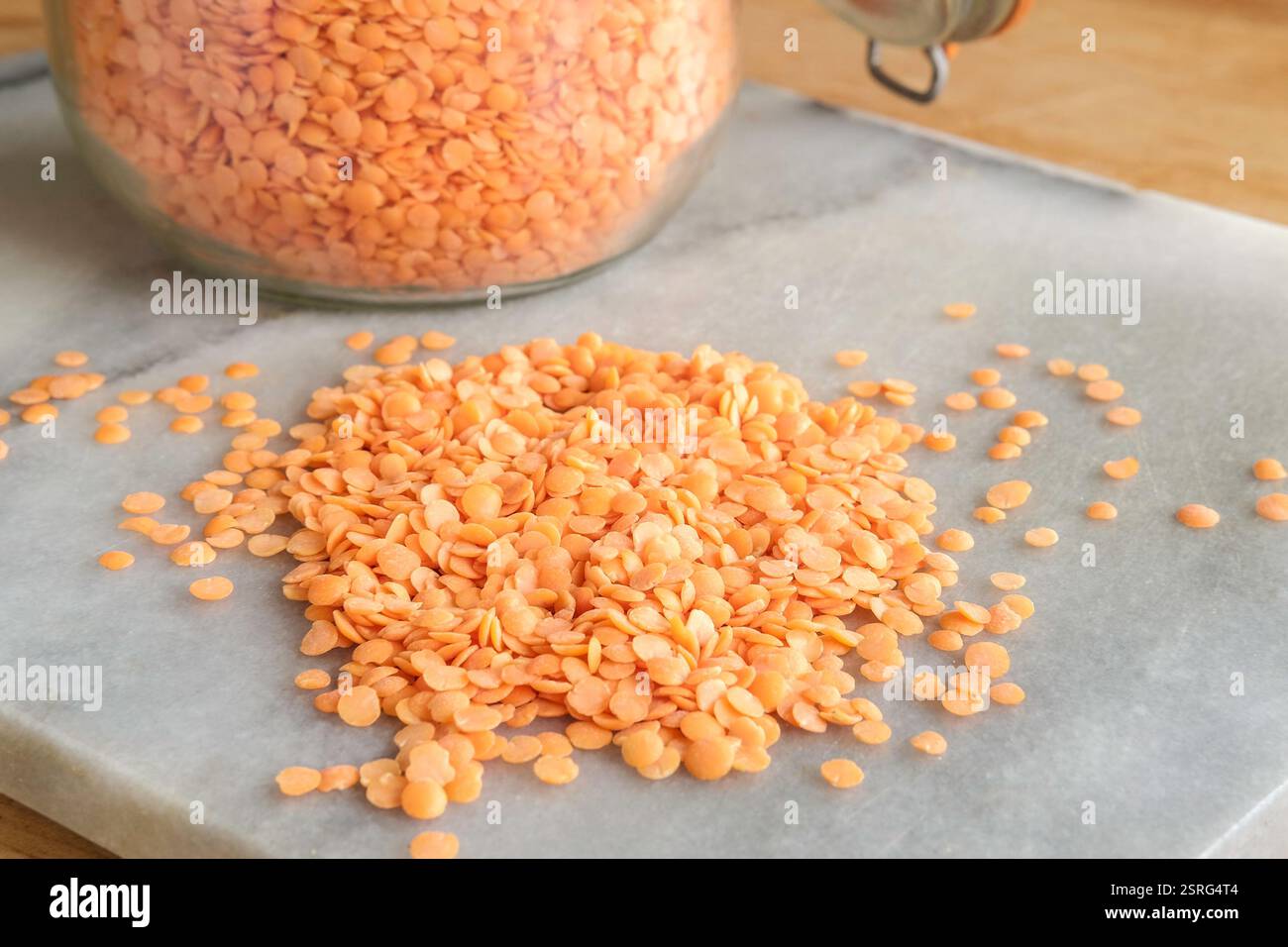 Lenticchie rosse Foto Stock