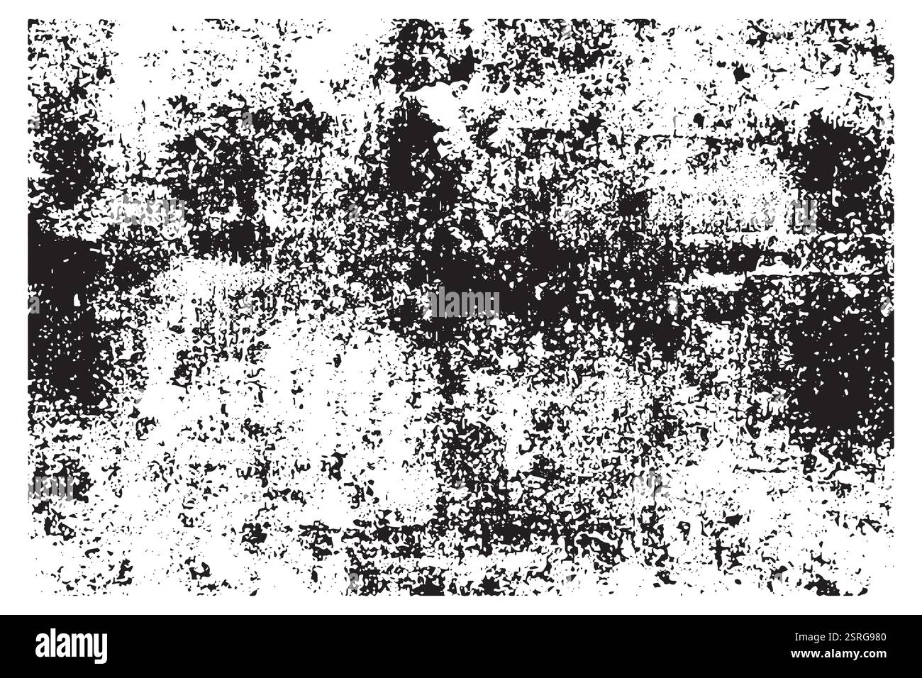 Particelle di inchiostro grunge caotiche. Consistenza astratta con granulosità e macchie. Spruzzi di vernice Illustrazione Vettoriale