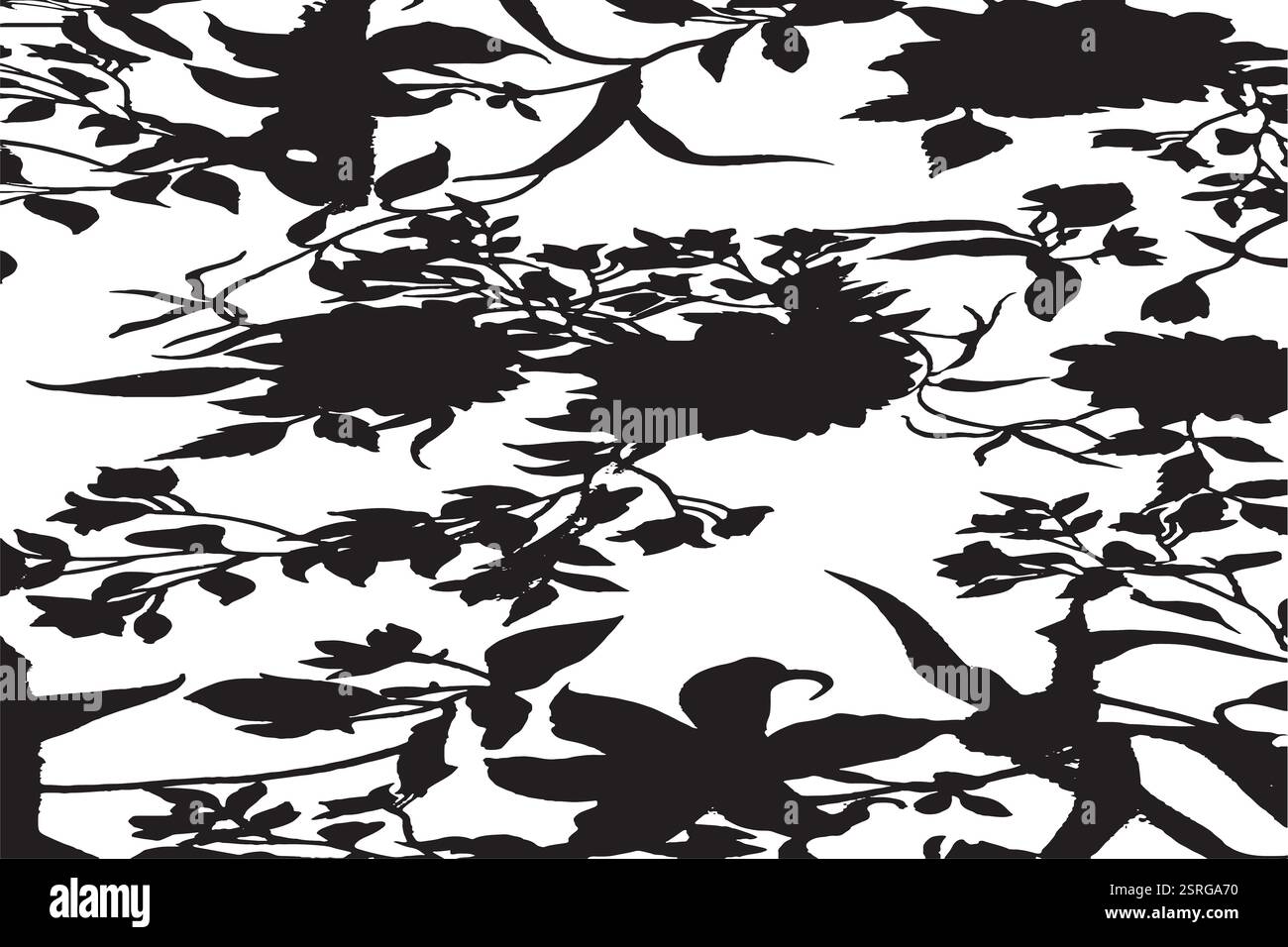 Elegante motivo senza cuciture con fiori ed elementi di design. Motivo floreale per inviti, biglietti, stampa, confezione regalo, produzione, tessuto, tessuto. Illustrazione Vettoriale