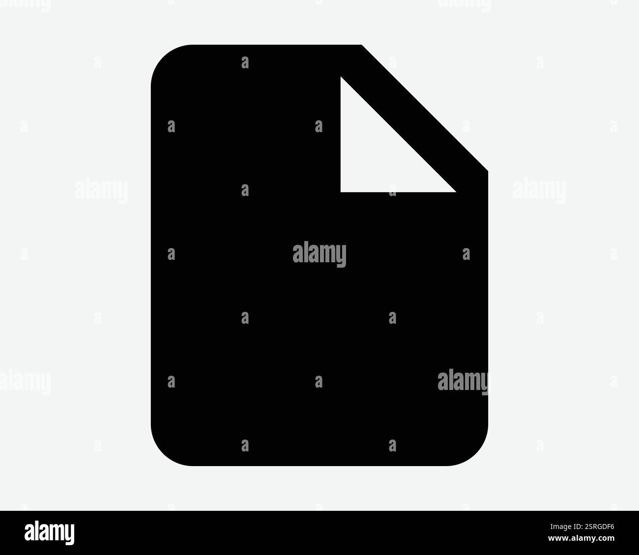 File carta Archivio documenti Salva cartella foglio piega pagina documento computer Tech icona bianco e nero simbolo segno illustrazione grafica vettore Illustrazione Vettoriale