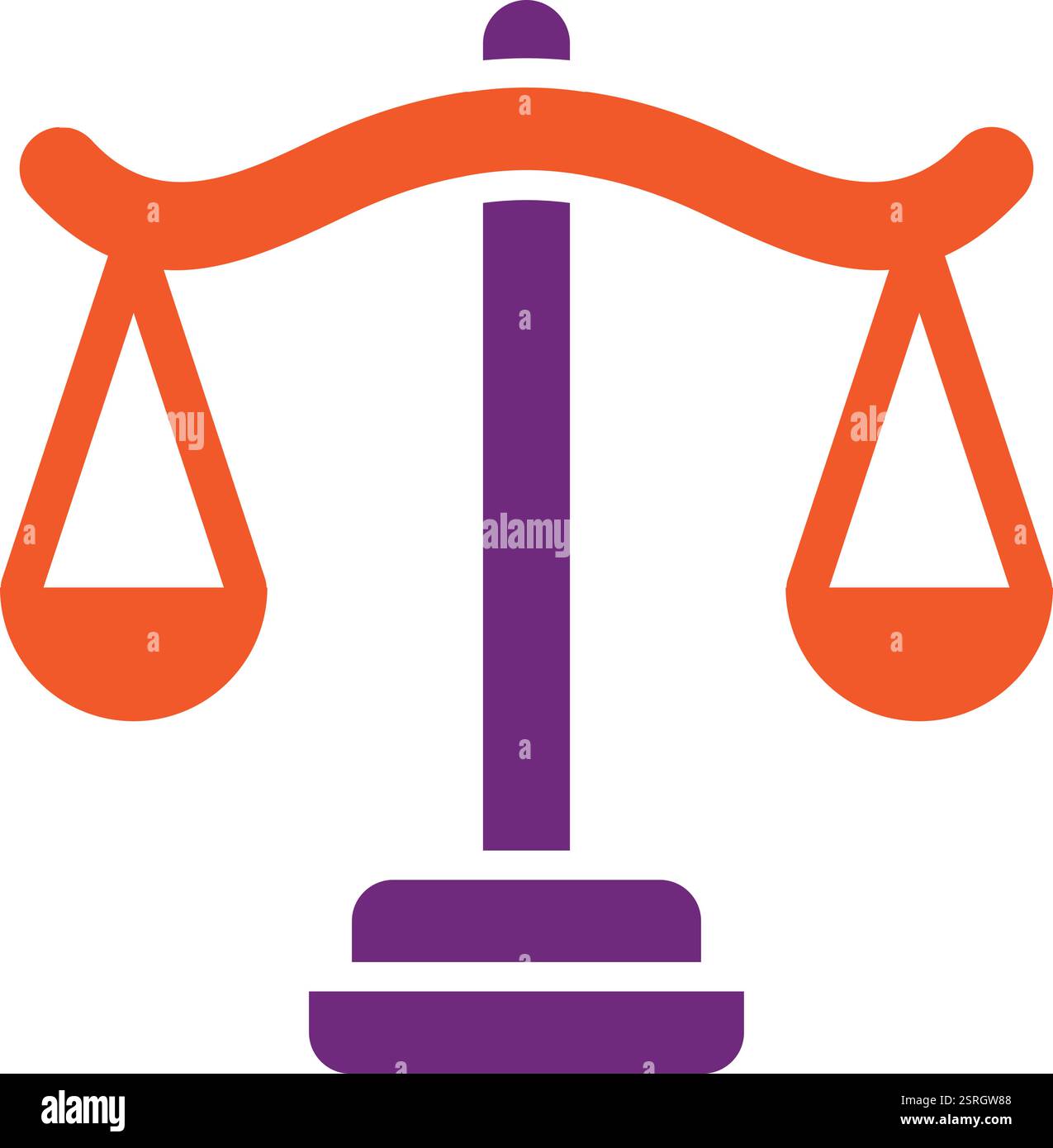 Illustrazione del progetto dell'icona del vettore di bilanciamento Illustrazione Vettoriale