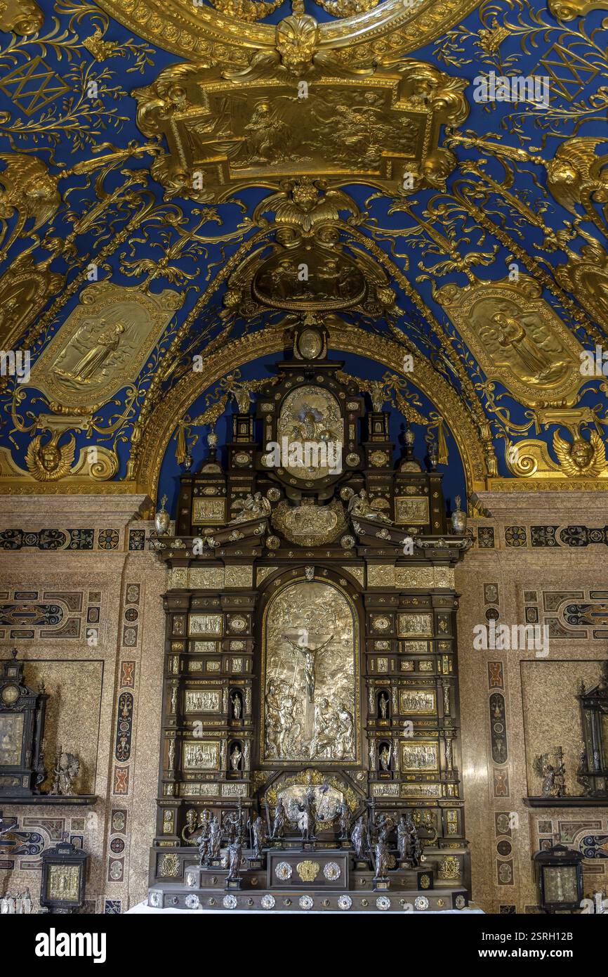 Ricca Cappella nella residenza di Monaco, Monaco, alta Baviera, Baviera, Germania, Europa Foto Stock