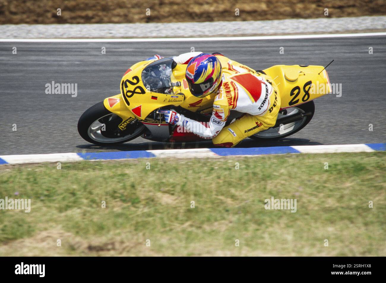 Ralf Waldmann (D), Campionato del mondo motociclistico, Honda NSR 250, GP d'Austria, Salzburgring, 22.05.1994 Foto Stock