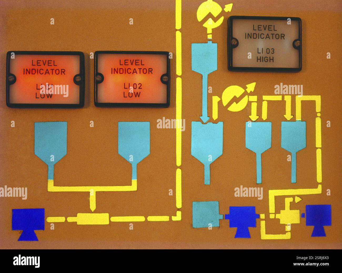 Centro di ricerca, sala di controllo, India, Asia Foto Stock