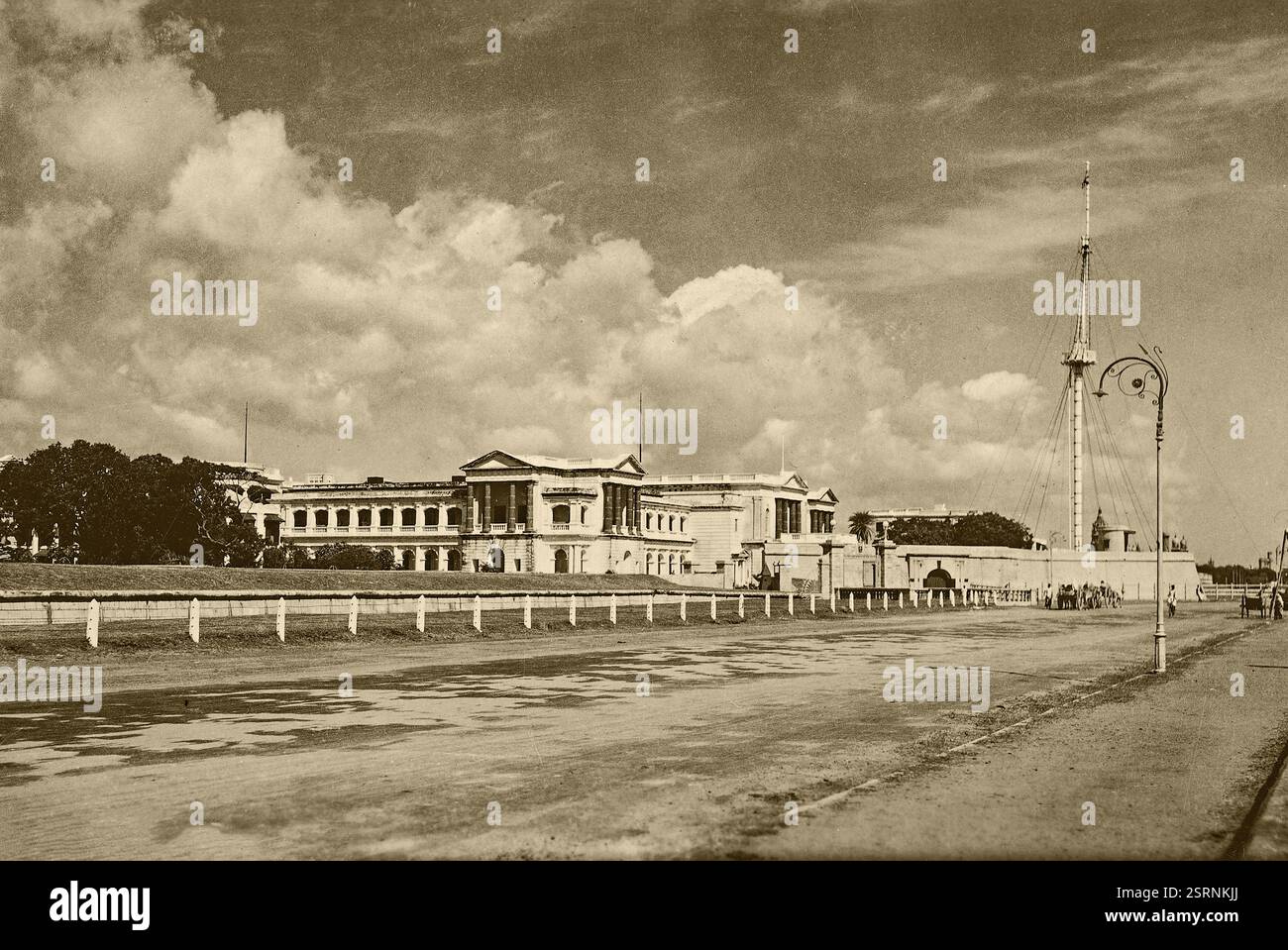 Vintage foto di fort Saint George segretariato, Chennai, nello stato del Tamil Nadu, India, Asia Foto Stock