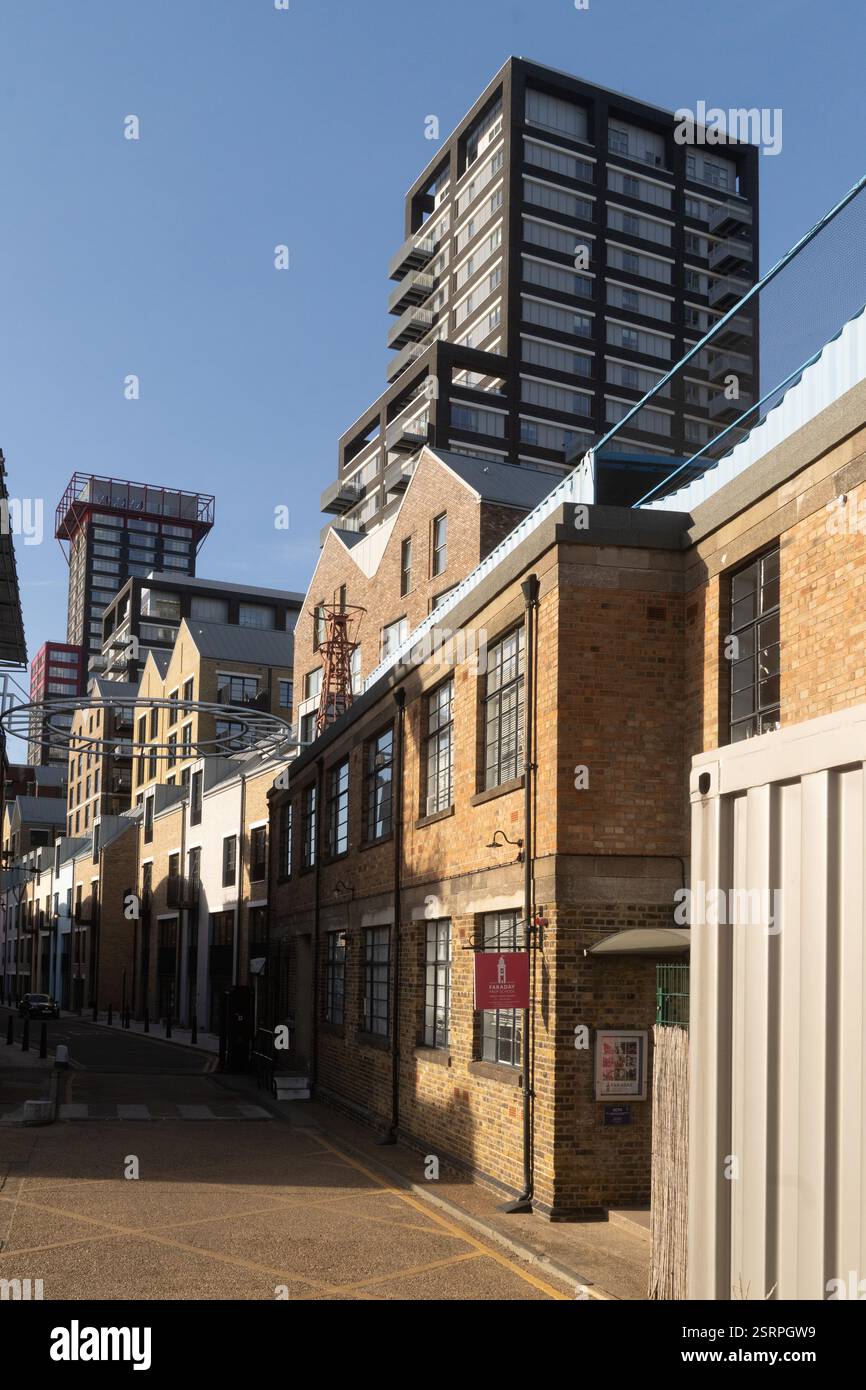 Faraday Prep School, Trinity Buoy Wharf, Londra Foto Stock