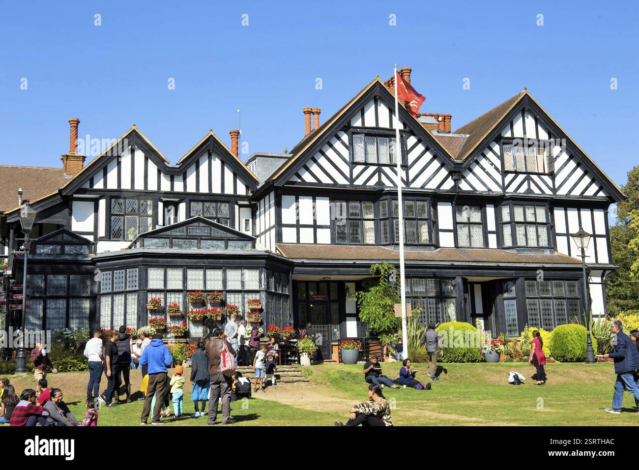Hare Krishna Iskcon Temple, Londra, Inghilterra, Regno Unito, Regno Unito, Europa Foto Stock
