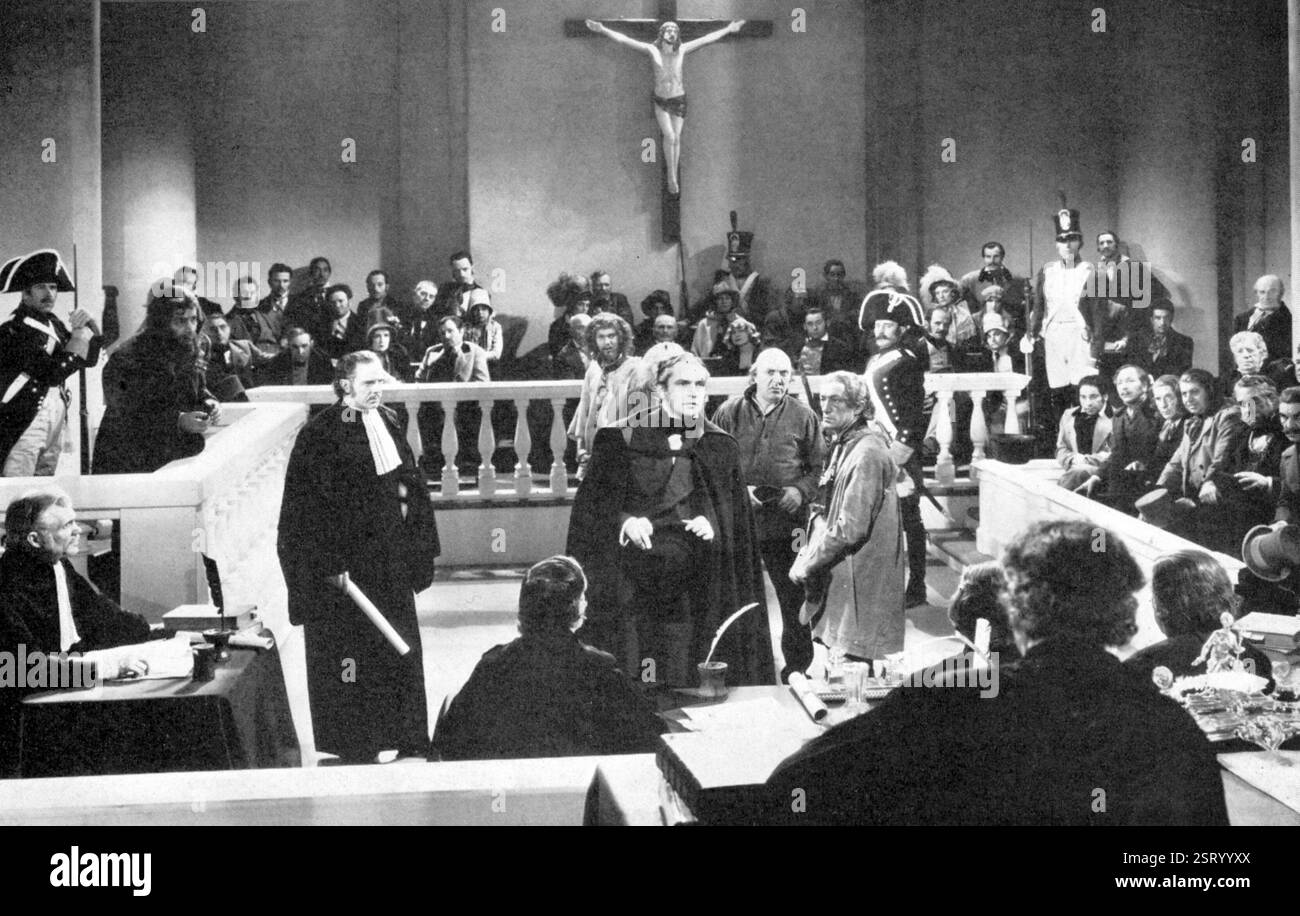 LES MISERABLES FREDRIC MARCH data: 1935 Foto Stock