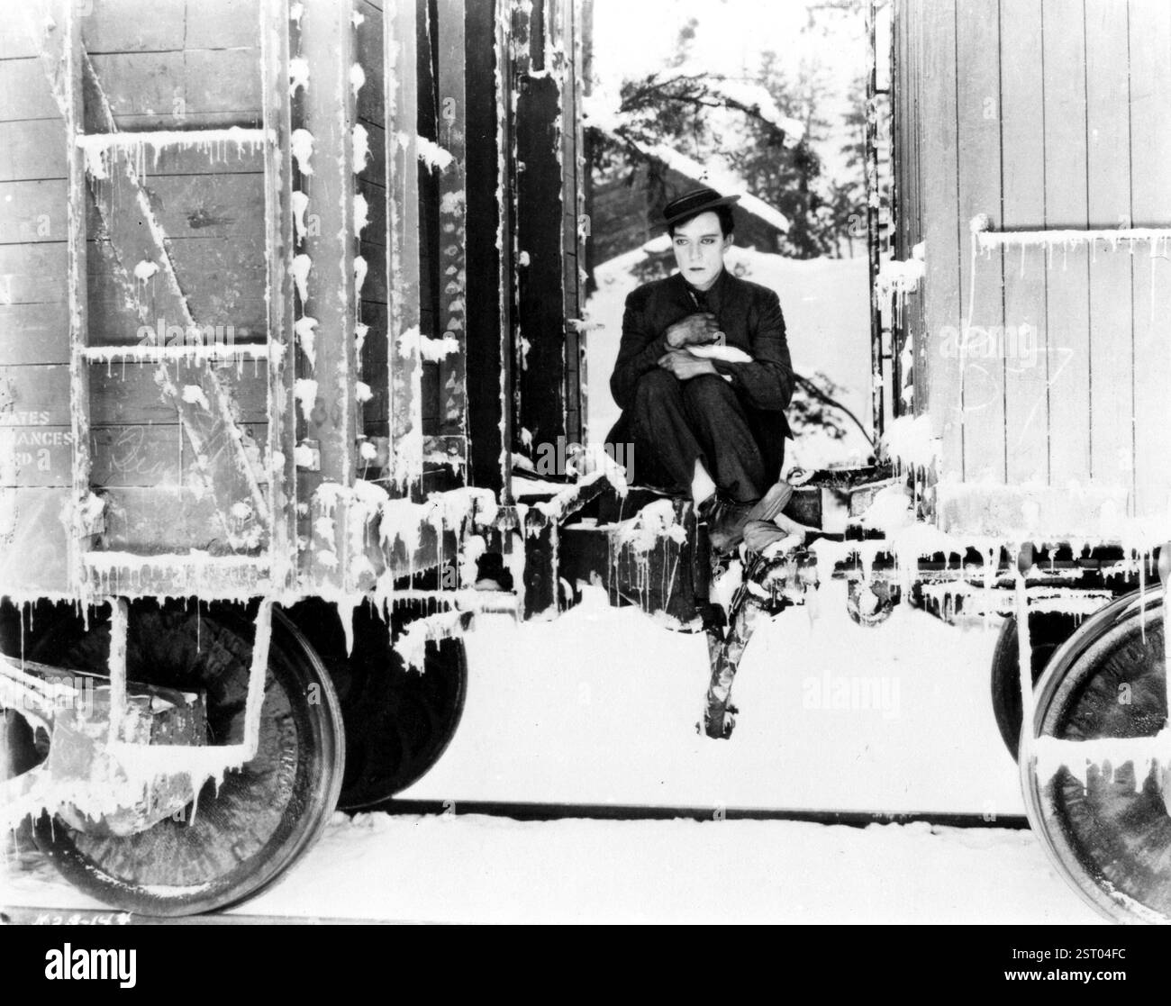 PROSEGUI VERSO OVEST SU WEST BUSTER KEATON data: 1923 Foto Stock