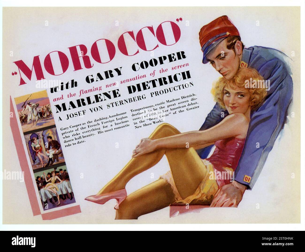 MAROCCO [US 1930] MARLENE DIETRICH, GARY COOPER data: 1930 Foto Stock