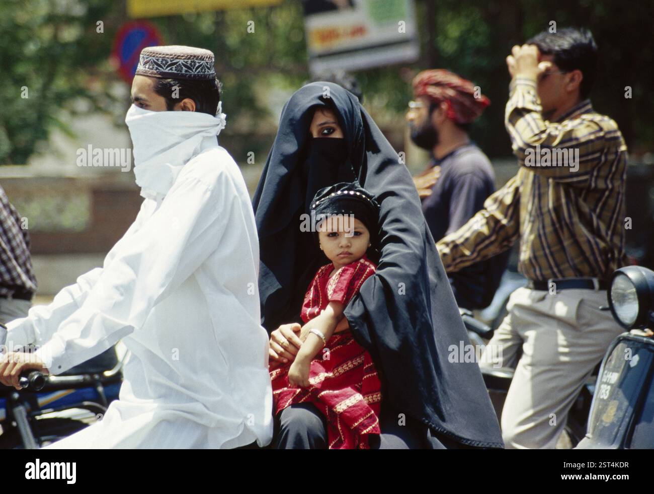 Scena di strada, ahmedabad, gujarat, india Foto Stock