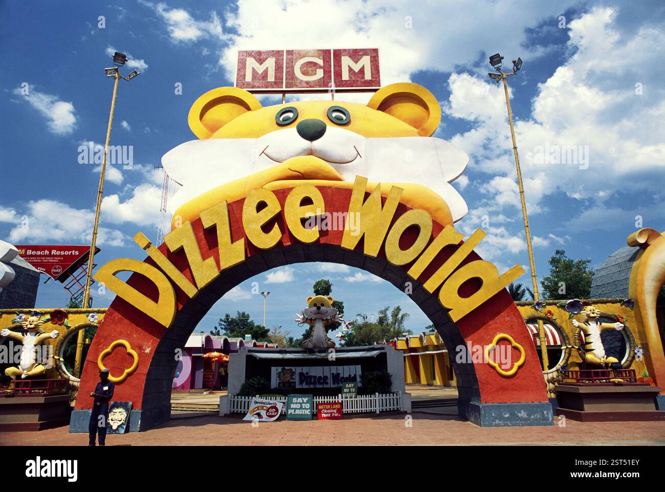 Parco acquatico a tema Dizzee World, Chennai, Tamil Nadu, India, Asia Foto Stock