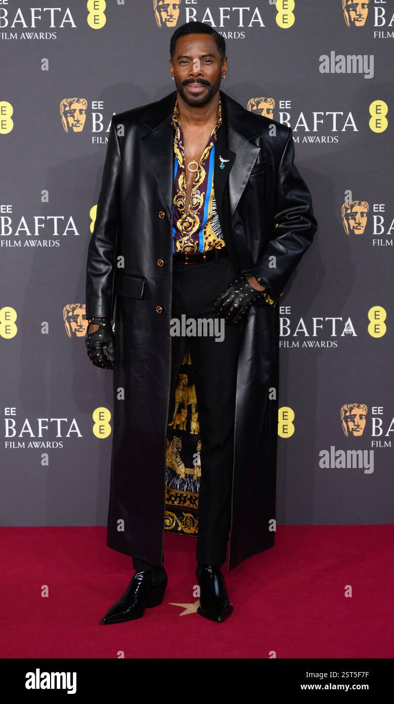 Londra, Regno Unito. 16 febbraio 2025. Colman Domingo arriva agli EE BAFTA Film Awards 2025, la Royal Festival Hall. Crediti: Doug Peters/EMPICS/Alamy L. Foto Stock