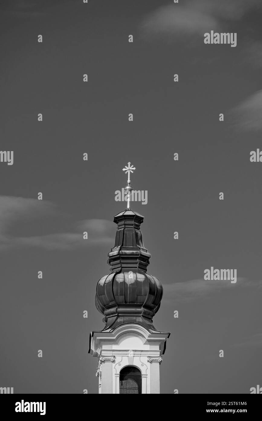 Torre della Chiesa nella città di Saltzburg Austria Foto Stock