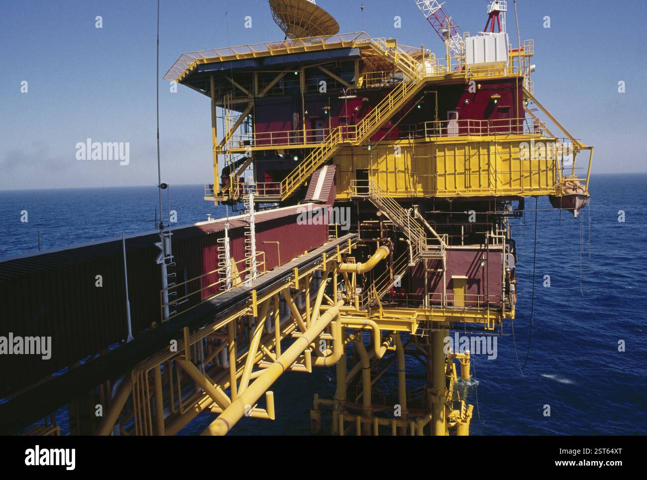 Piattaforme petrolifere, india Foto Stock