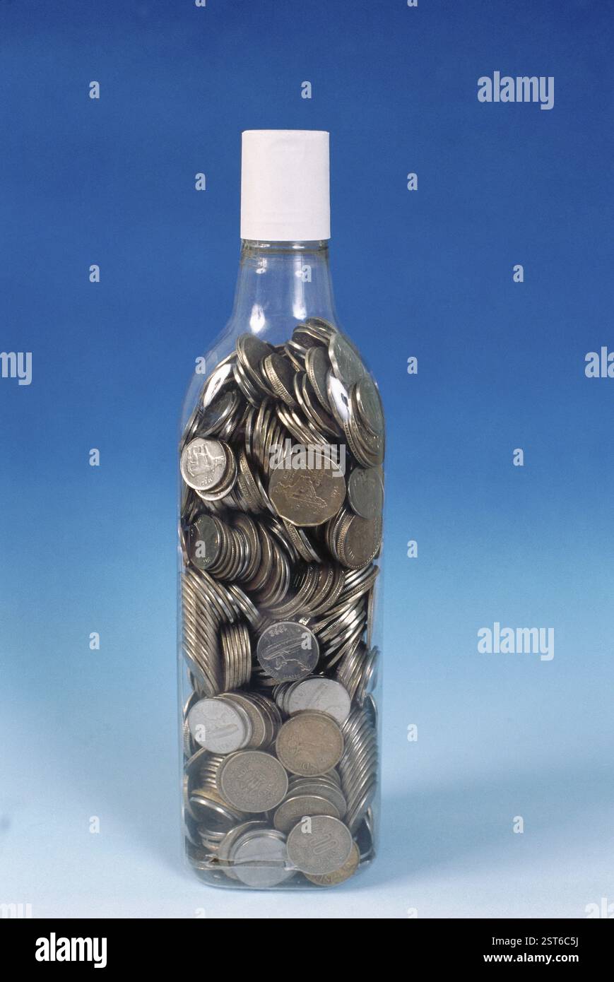 Monete, india Foto Stock