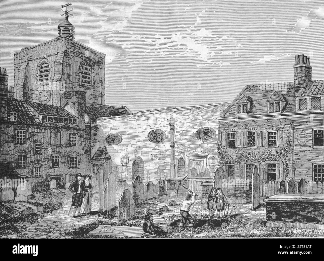 Vecchia chiesa di St James Clerkenwell, Londra Foto Stock