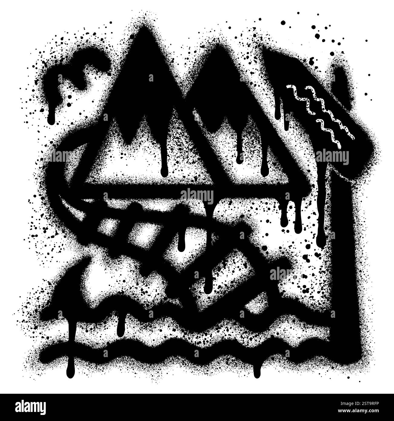 Banner con elementi di viaggio e turismo. attrazioni turistiche come montagne, binari ferroviari e spiagge. Sfondo delle vacanze estive. Illustrazione Vettoriale