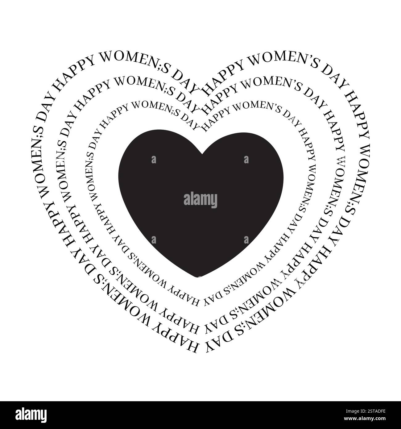 Vettore International Women's Day, vettore Happy Women's Day, vettore di acquerelli per donne Illustrazione Vettoriale