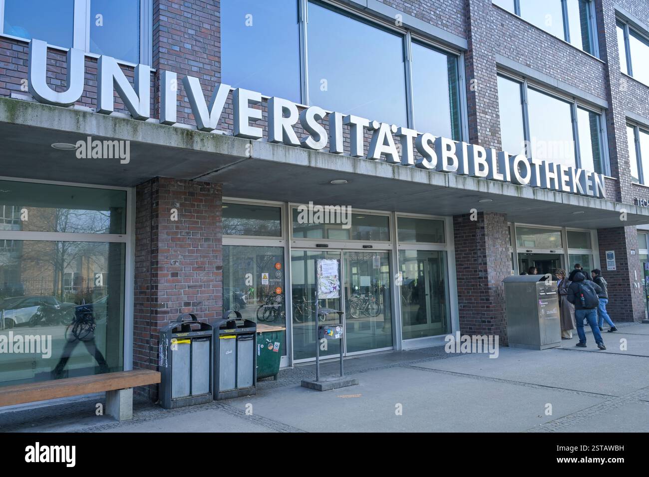 Universitätsbibliotheken tu Berlin und UDK Berlin, Fasanenstraße, Charlottenburg, Berlin, Deutschland Foto Stock