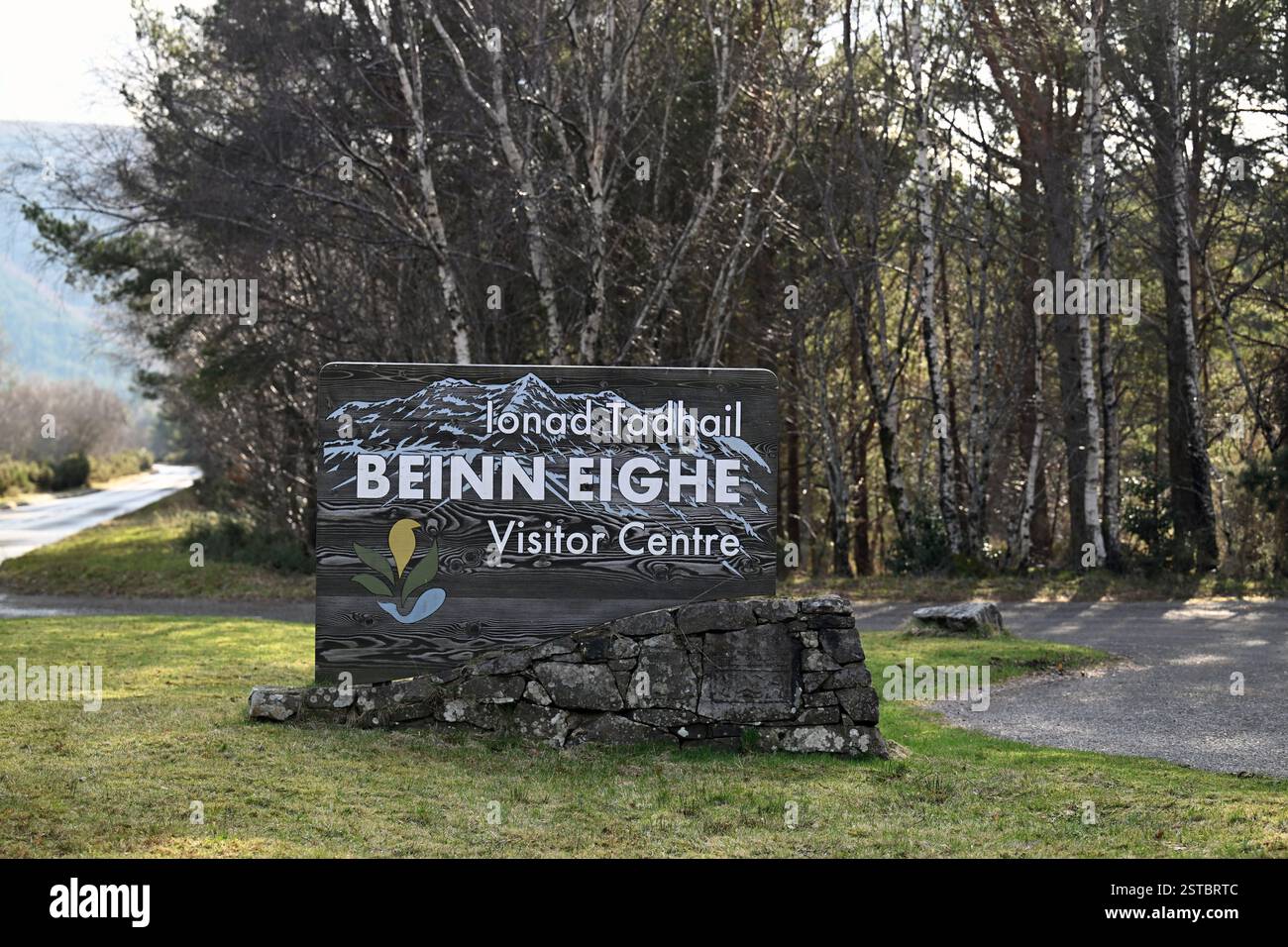 Centro visitatori Beinn Eighe , Aultroy, Achnasheen , Kinlochewe , Torridon , Scozia Foto Stock