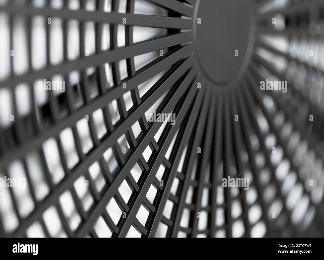 Primo piano di grandi ventole industriali Foto Stock