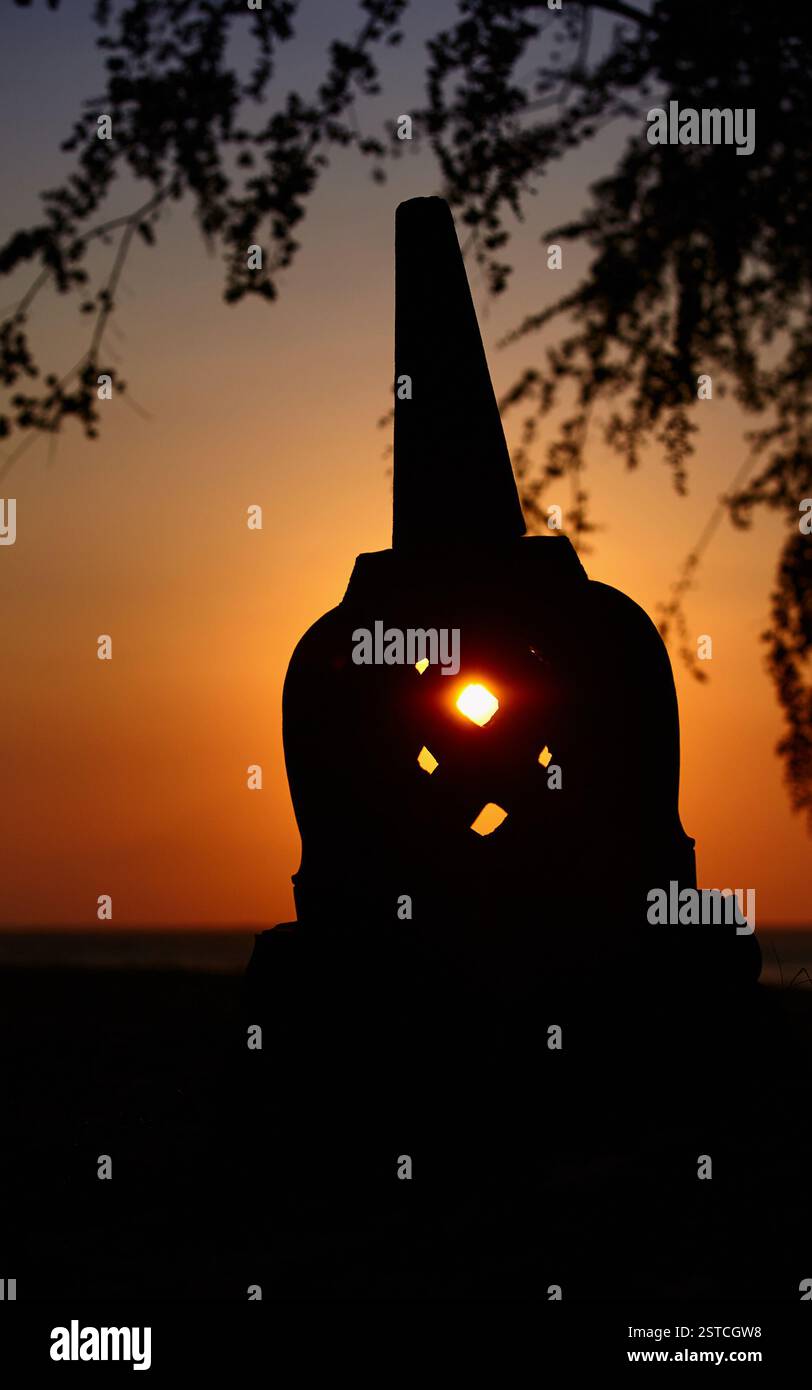 Stupa buddista Foto Stock