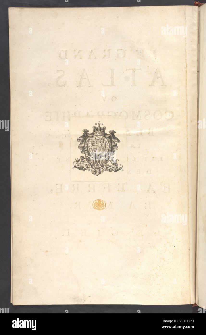 Questo pezzo della BL King's Topographical Collection cattura i primi sforzi cartografici dell'Impero britannico, descrivendo in dettaglio le caratteristiche geografiche e i punti di riferimento dell'India durante l'era coloniale. Foto Stock