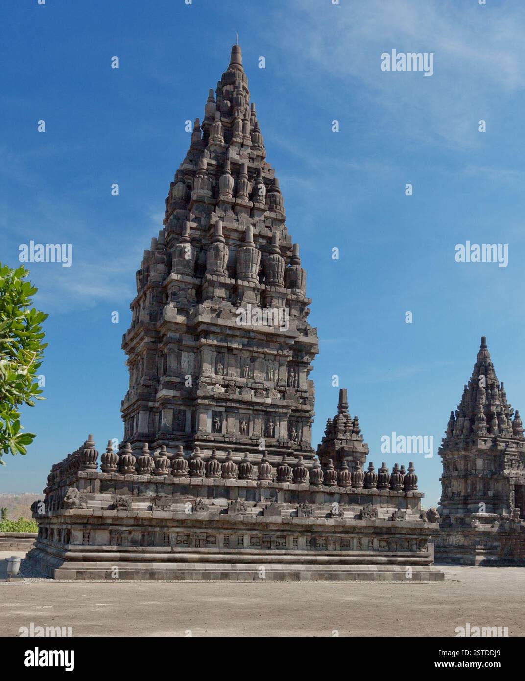 Tempio Prambanan, Giava, Indonesia Foto Stock