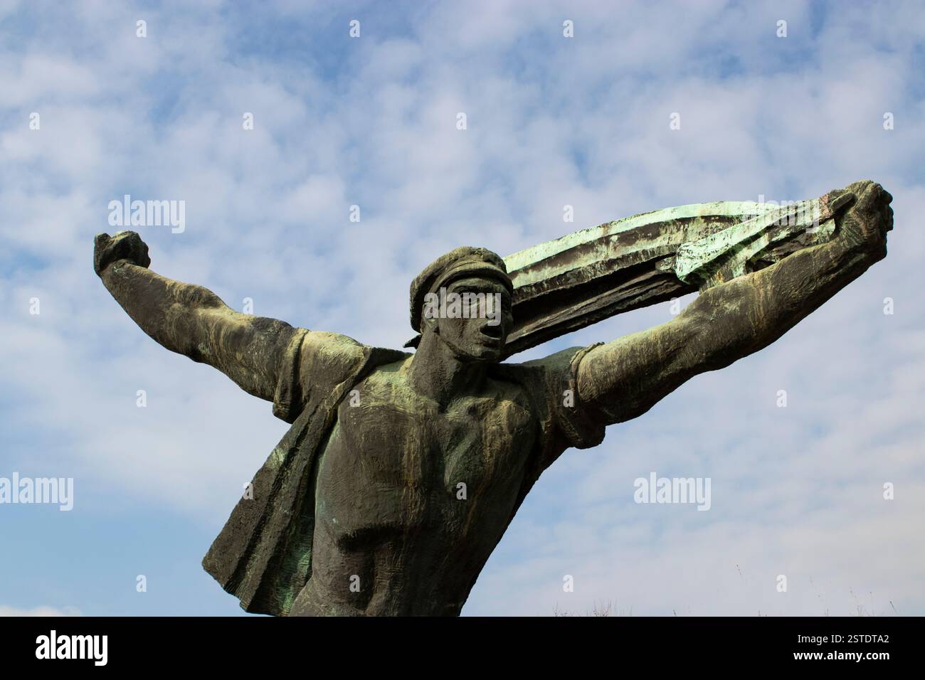Monumento alla Repubblica Socialista ungherese. Foto Stock