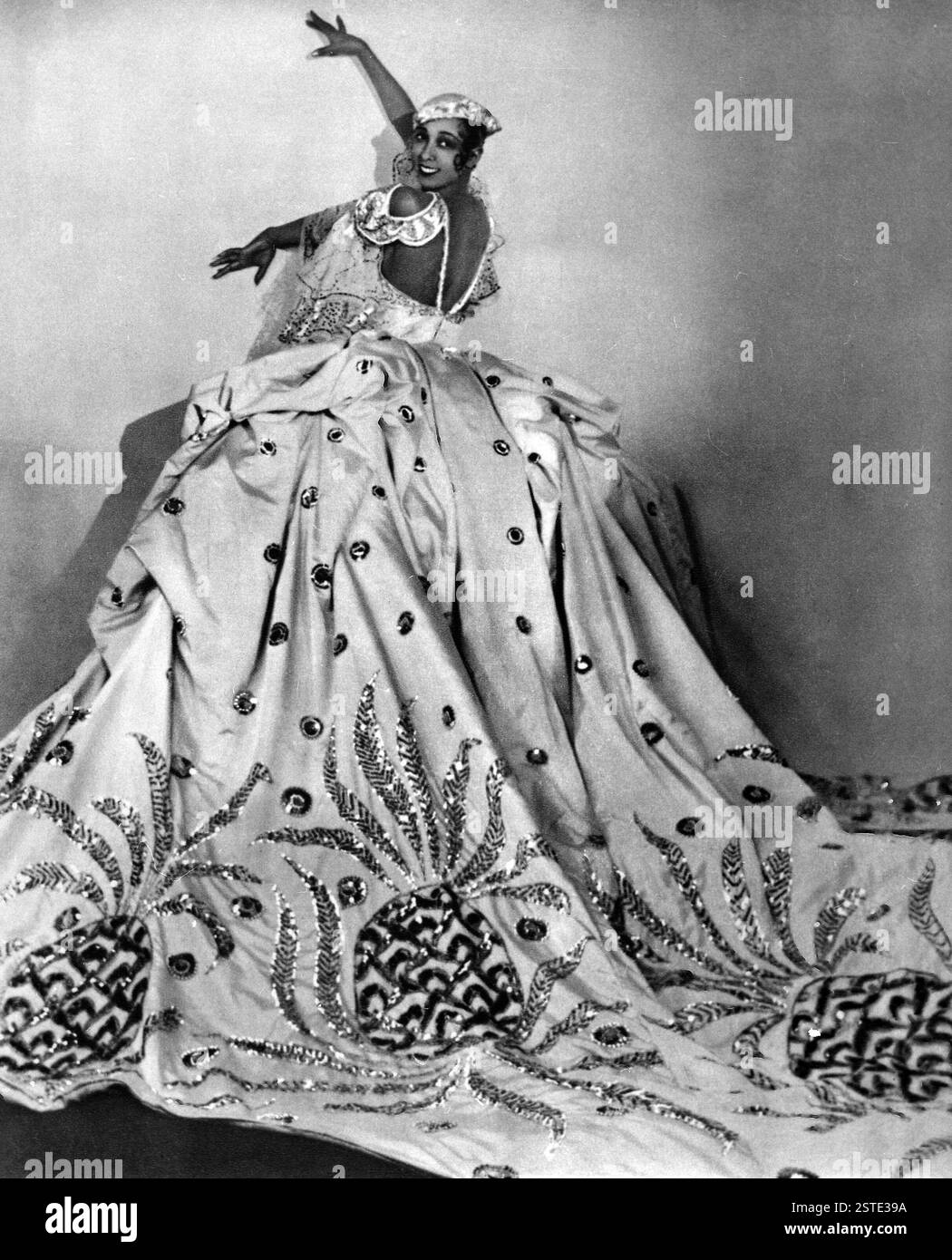 Ballerina e cantante francese Josephine Baker, 1928 Foto Stock