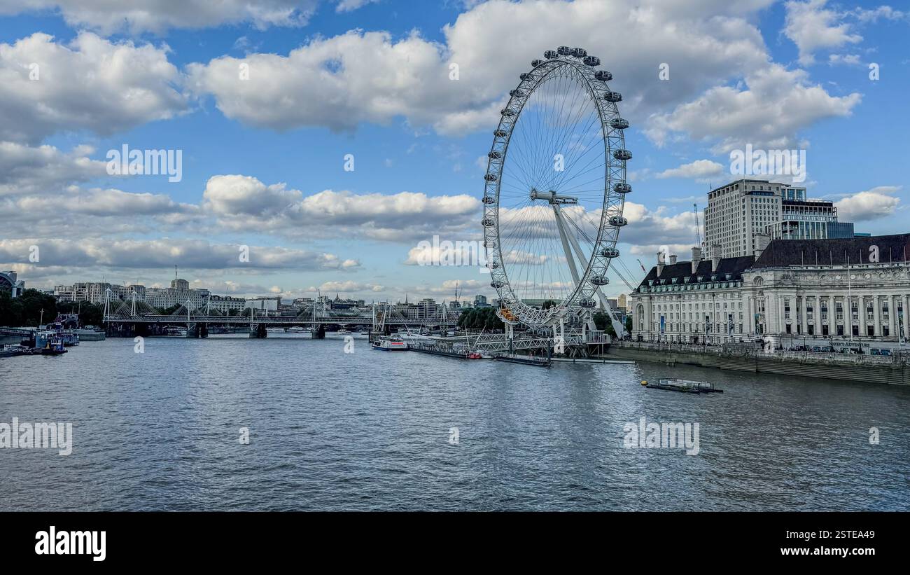 London Eye Foto Stock
