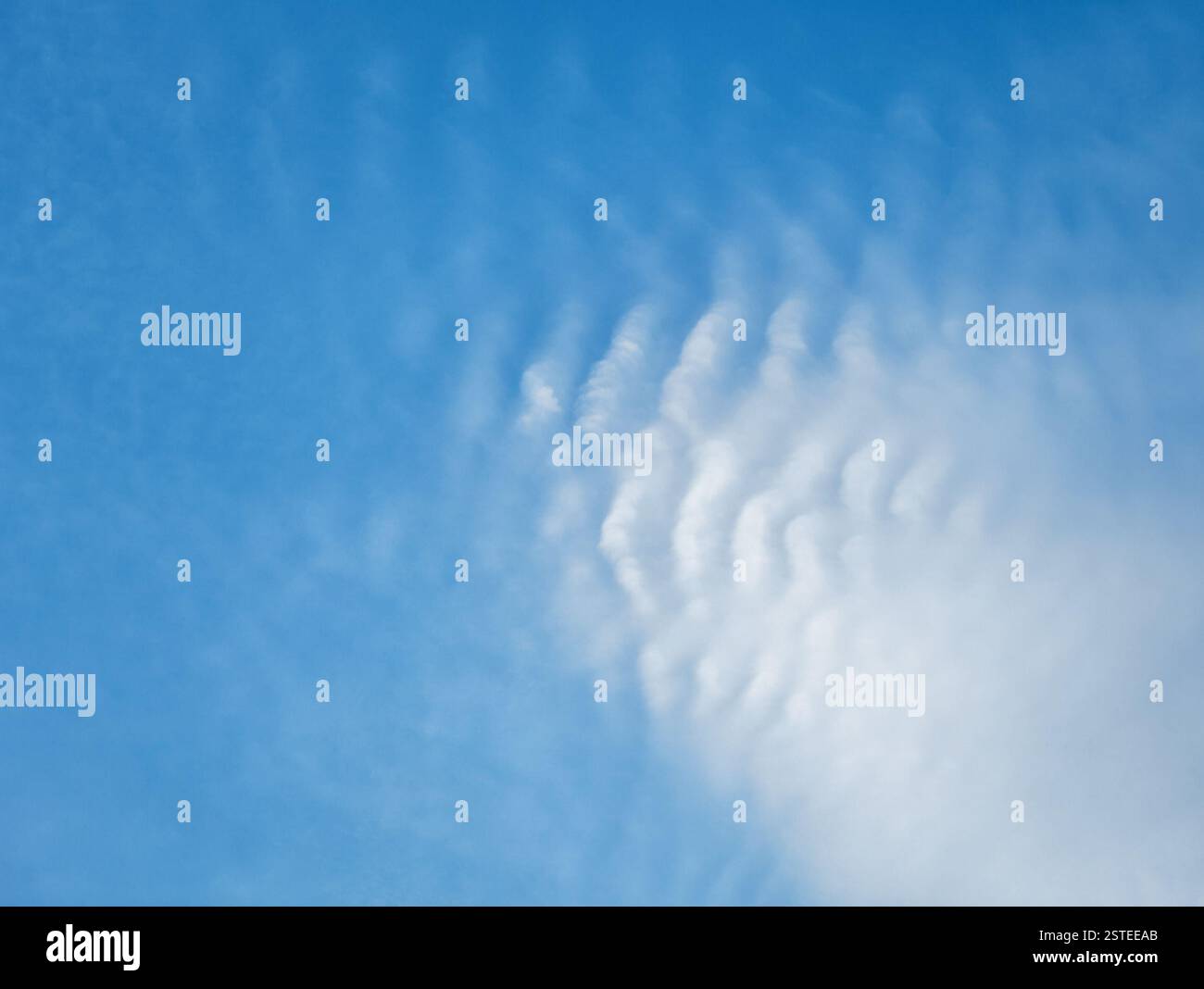 Nuvole bellissime nel cielo - sfondo naturale Foto Stock