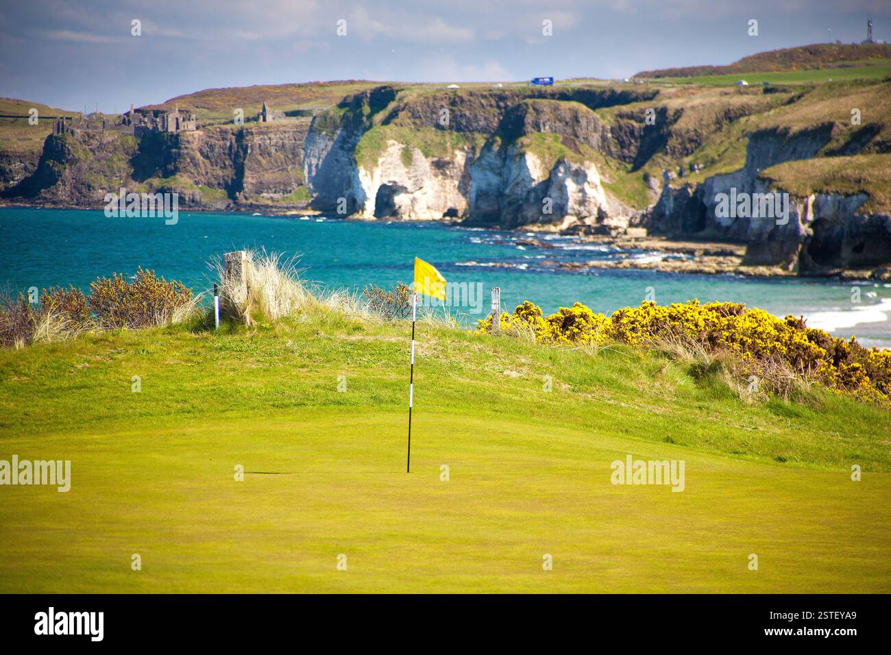 Royal Portrush Golf Club, ambientazione per il British Open Championship 2025 Foto Stock