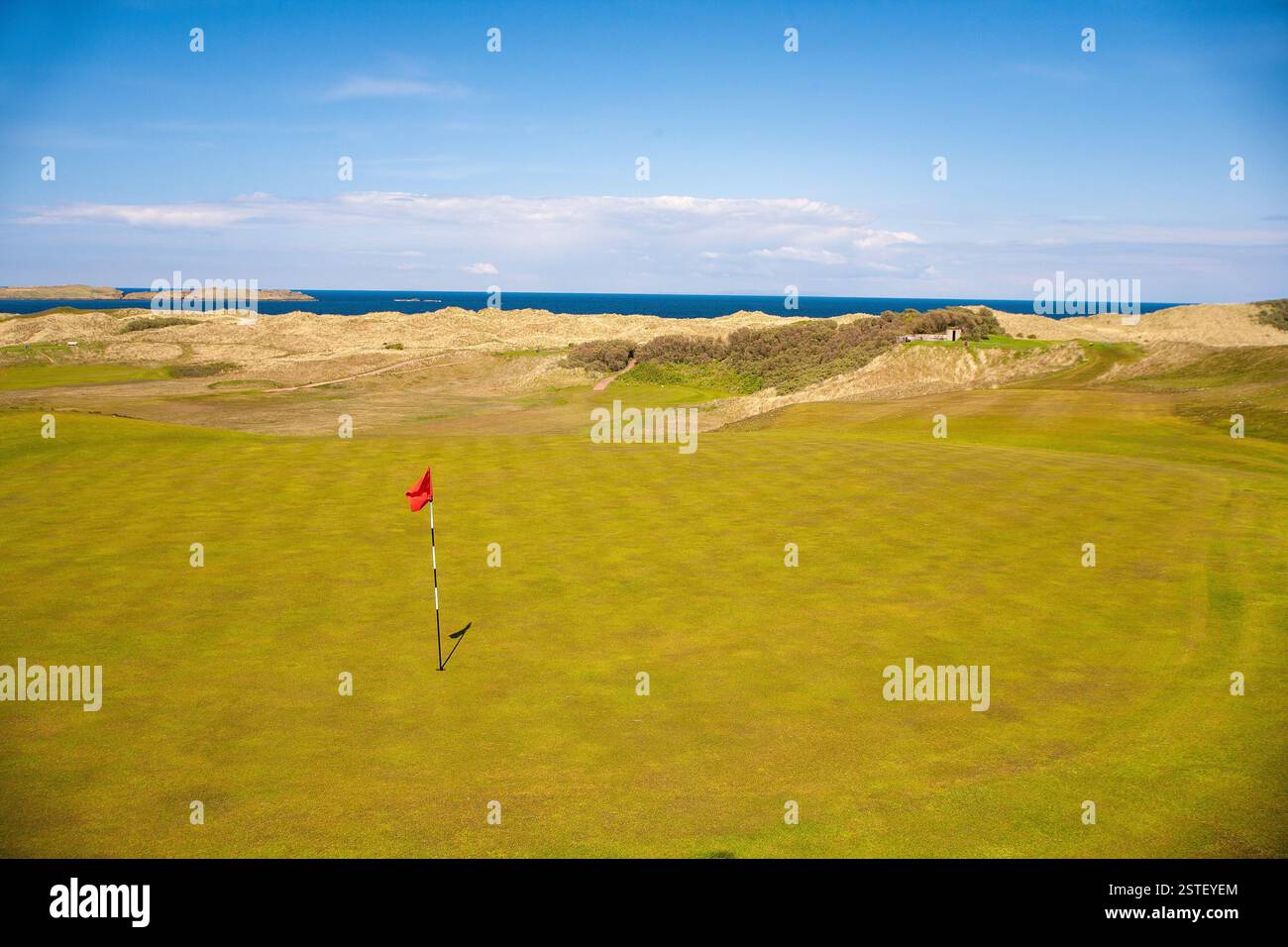 Royal Portrush Golf Club, ambientazione per il British Open Championship 2025 Foto Stock