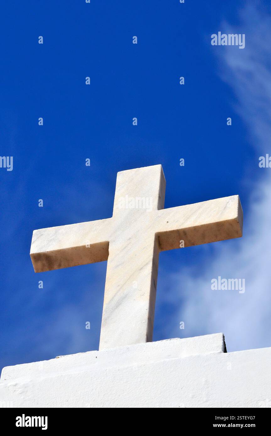 Semplice croce greca Foto Stock