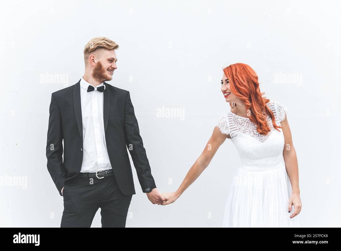 Bella giovane in posa Foto Stock