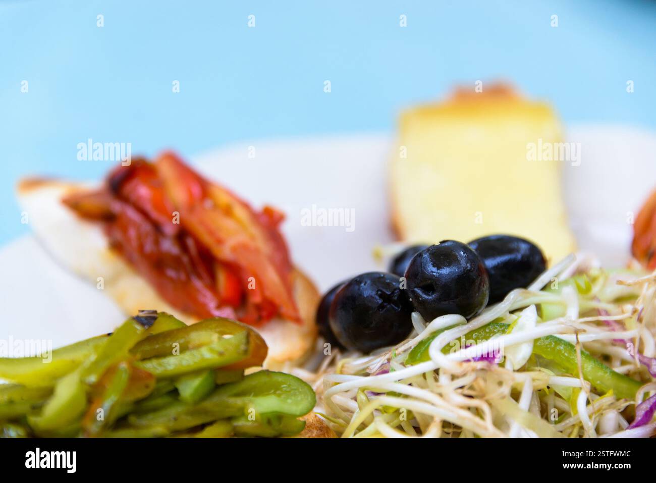 Pasto vegetariano Foto Stock