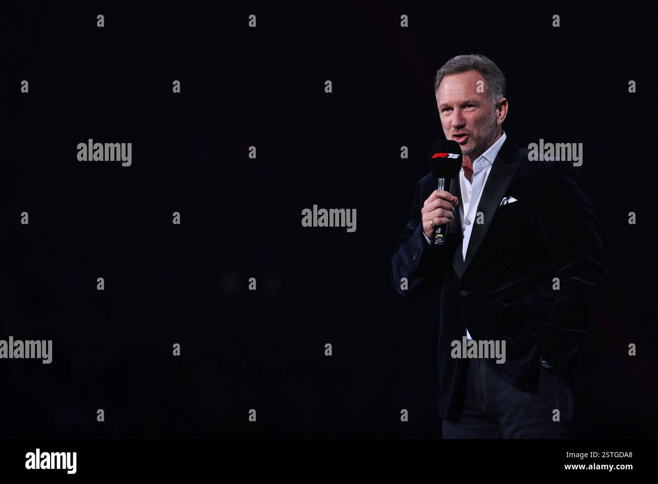Londra, Regno Unito. 18 febbraio 2025. Christian Horner (GBR) Direttore del Team Red Bull Racing. 18.02.2025. Formula 1 World Championship, F1 75 Live. O2 Arena, Londra, Inghilterra. Il credito fotografico dovrebbe essere: XPB/Alamy Live News. Foto Stock