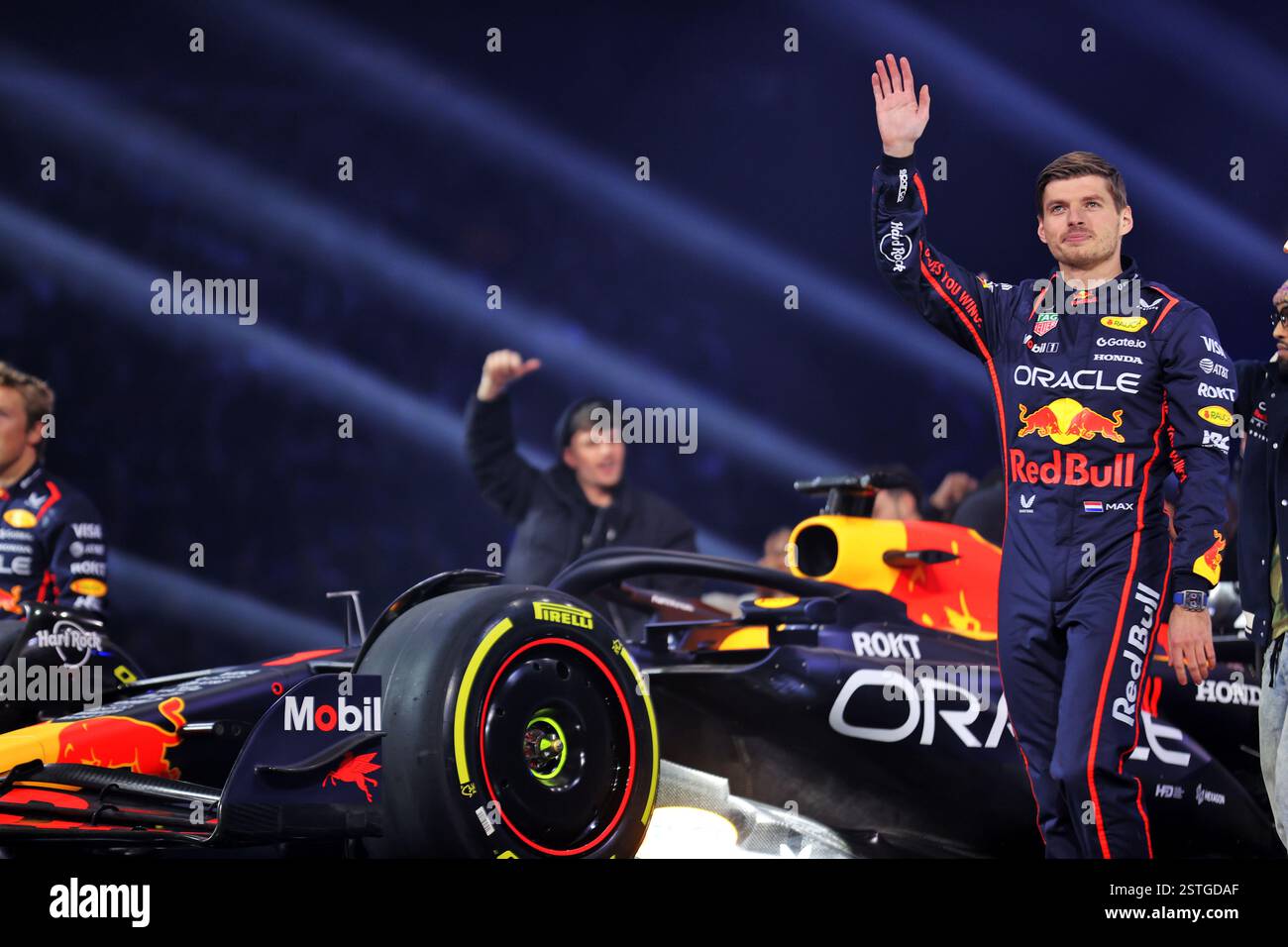 Londra, Regno Unito. 18 febbraio 2025. Max Verstappen (NLD) Red Bull Racing. 18.02.2025. Formula 1 World Championship, F1 75 Live. O2 Arena, Londra, Inghilterra. Il credito fotografico dovrebbe essere: XPB/Alamy Live News. Foto Stock